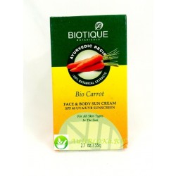 Bio Carrot Sunscreen cream Biotique