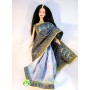 Индийская Принцесса Барби в голубом парчевом сари